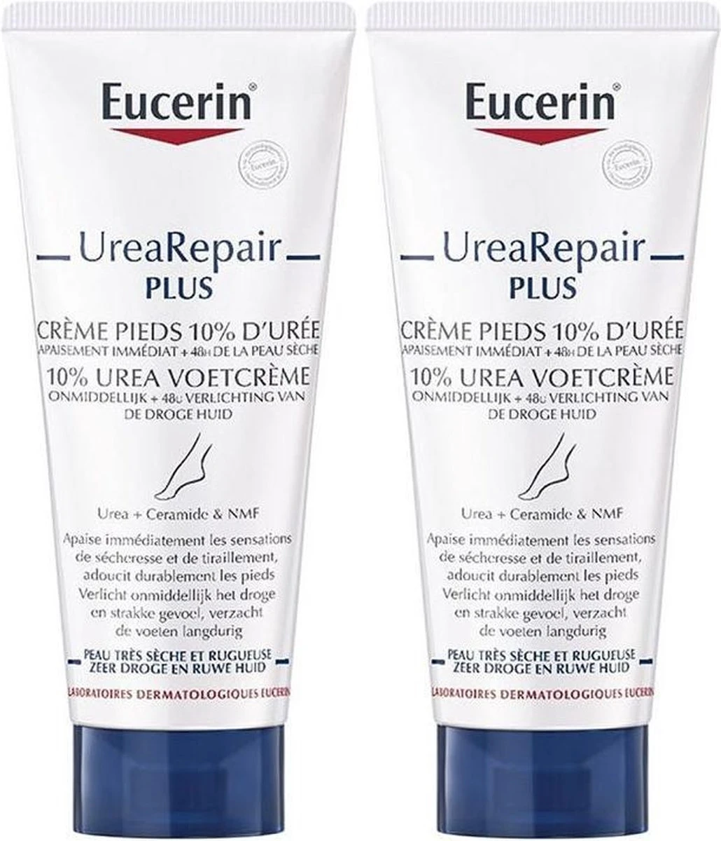 Eucerin Urea Repair Plus Voetcrème Urea 10% 2x100ml