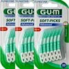 GUM® GUM Soft Picks Advanced Regular - 3 X 30 Stuks - Ragers - Voordeelverpakking