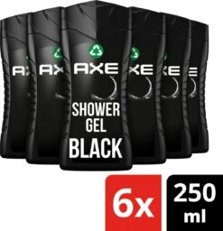 Axe Black 3-in-1 Douchegel - 6 X 250 Ml - Voordeelverpakking