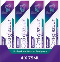 Elmex Glazuur Protection Tandpasta 4 X 75ml - Voordeelverpakking