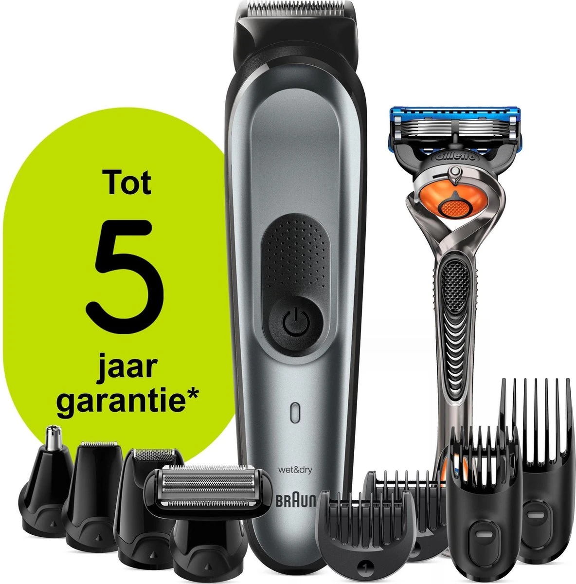 Braun Multigroomer 7221 - 10 In 1 Trimmer - Baardtrimmer Haartrimmer Bodygroomer - Afbeelding 7