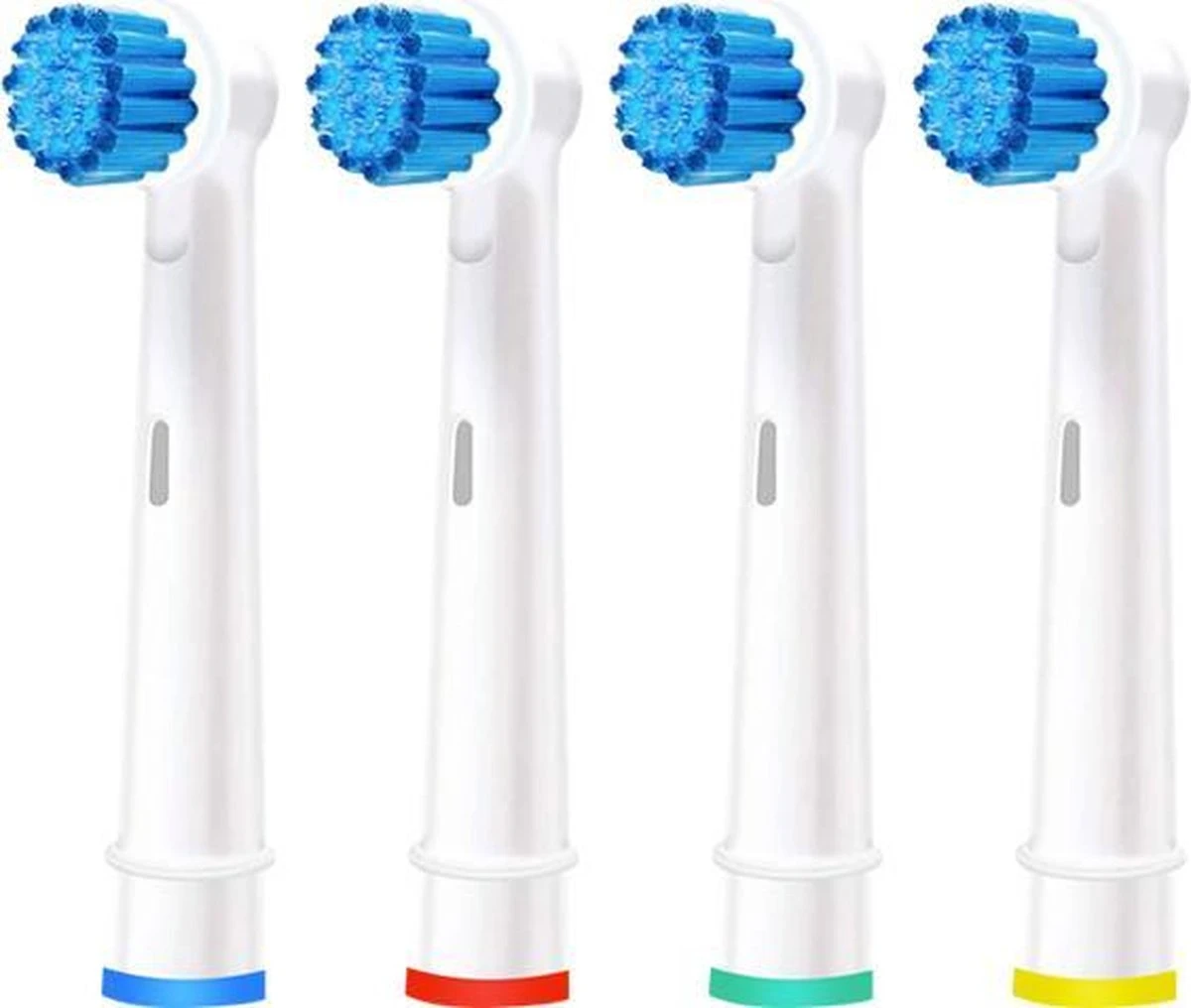 Zachte Opzetborstels - 4 Stuks - Geschikt Voor Oral-B