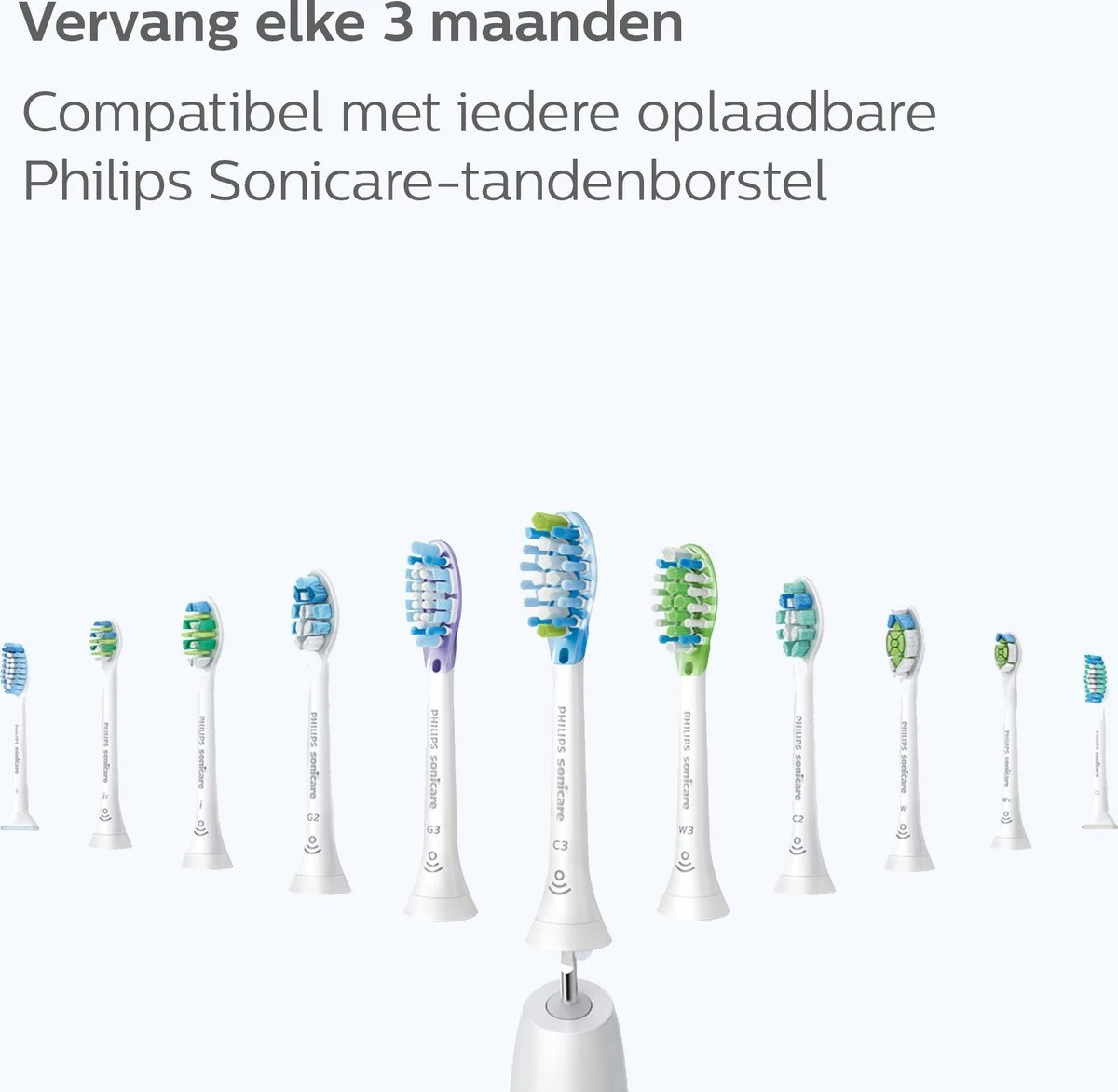 Philips Sonicare C3 Premium Plaque Defense HX9044/33 - Opzetborstel - 4 Stuks - Afbeelding 7