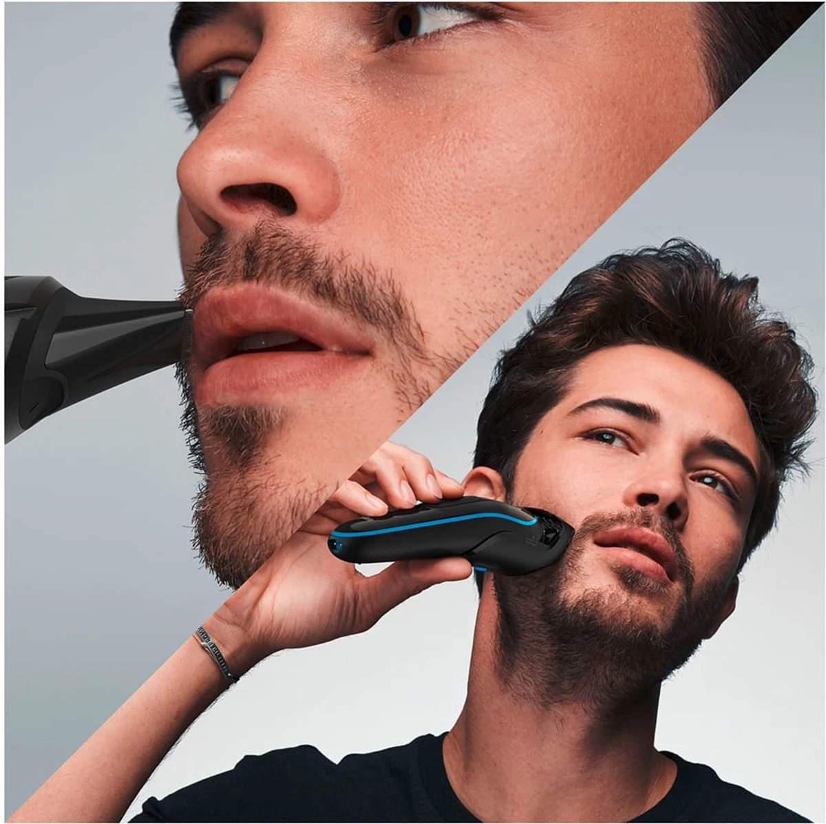 Braun MGK5245 7-in-1 Trimmer Baardtrimmer Voor Mannen - Gezichts- En Haartrimmer - Zwart/Blauw - Afbeelding 13
