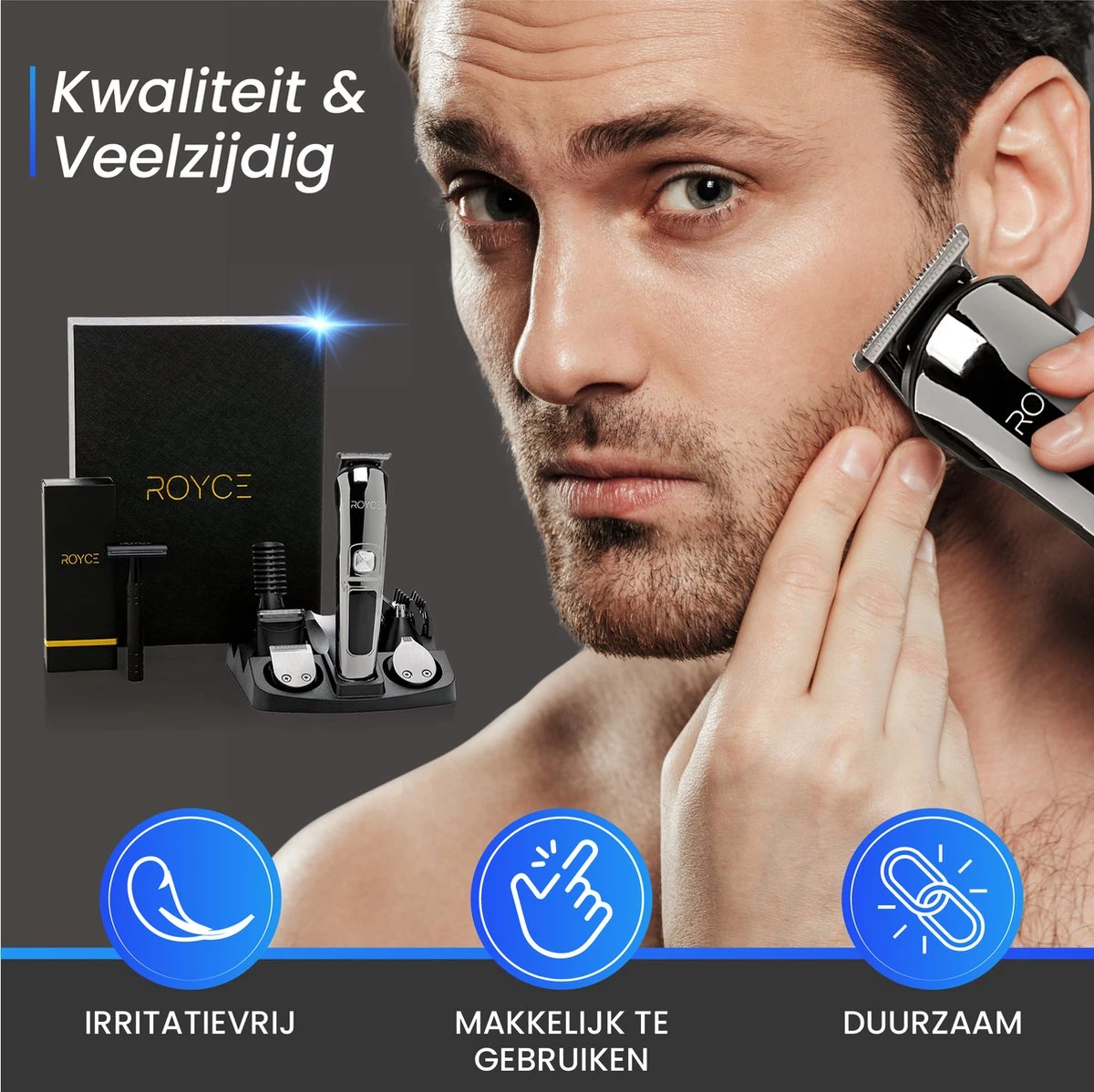 Professionele Trimmer 11 In 1 - Baardtrimmer Mannen - Waterdicht - Haartrimmer - Trimmer Mannen - Complete Set - Afbeelding 3