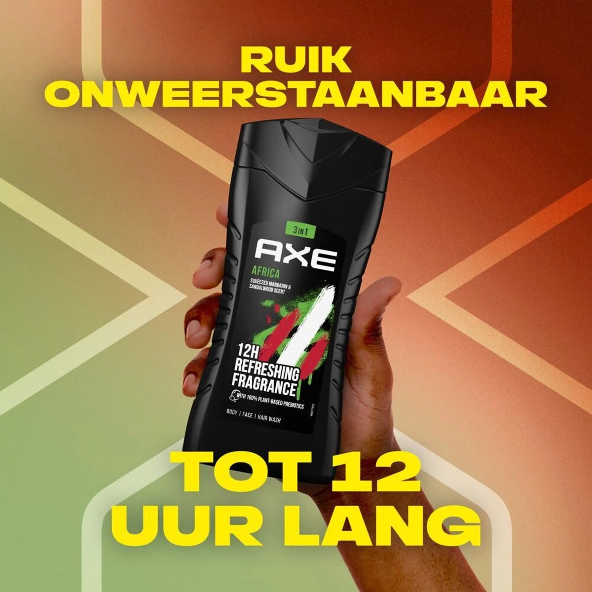 Axe Africa 3-in-1 Douchegel - 6 X 250 Ml - Voordeelverpakking - Afbeelding 2