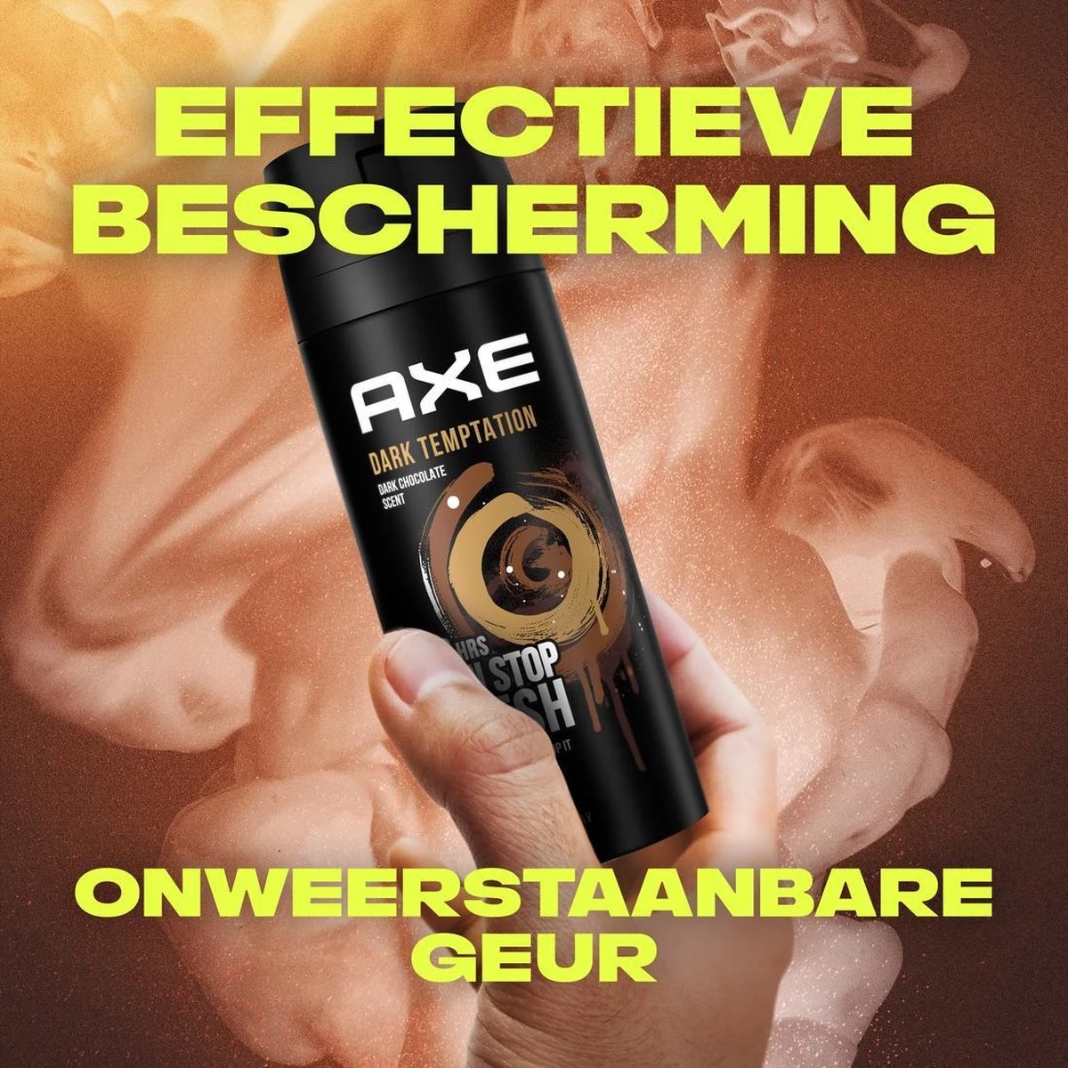 Axe Dark Temptation Bodyspray Deodorant - 4 X 150ml - Voordeelverpakking - Afbeelding 3