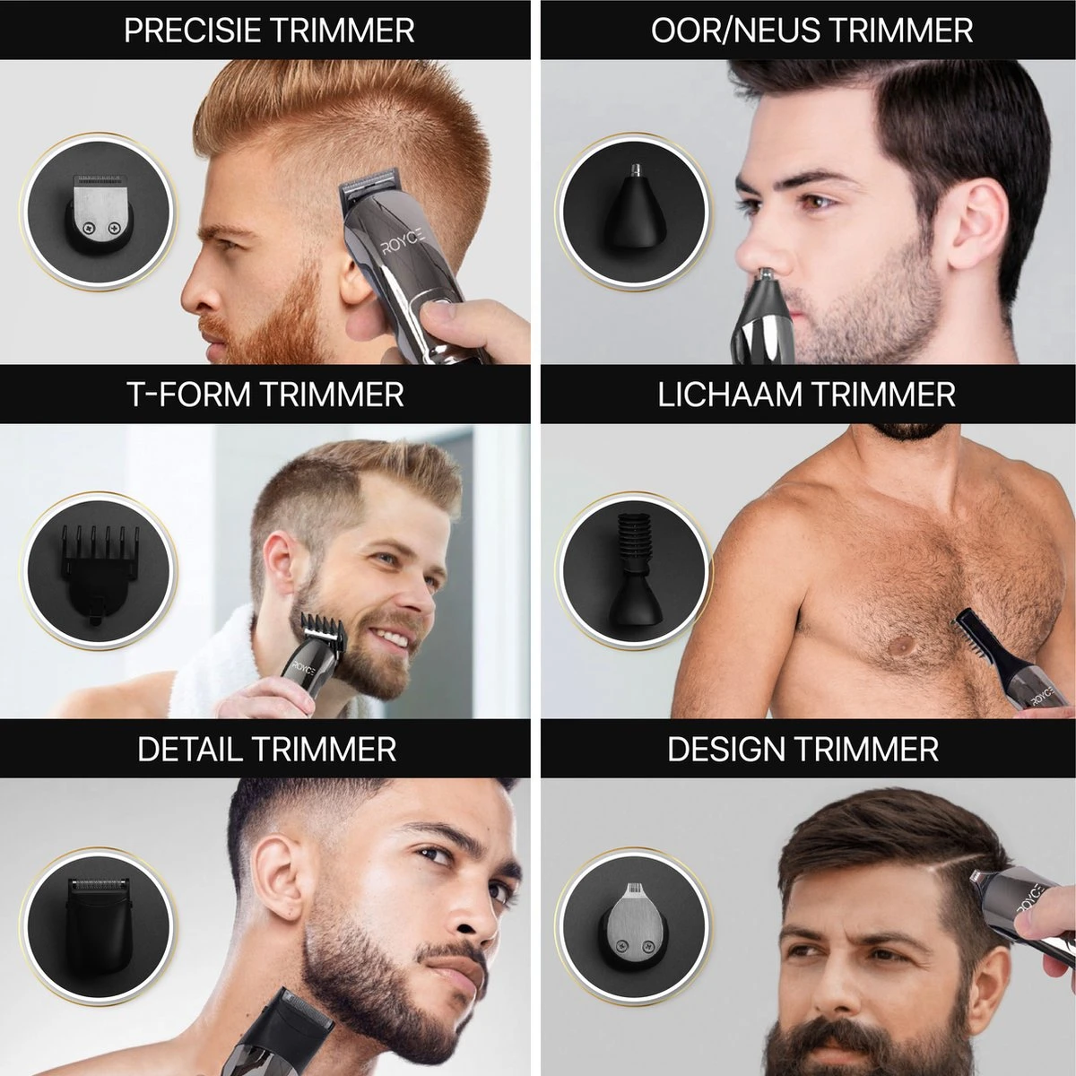 Professionele Trimmer 11 In 1 - Baardtrimmer Mannen - Waterdicht - Haartrimmer - Trimmer Mannen - Complete Set - Afbeelding 4