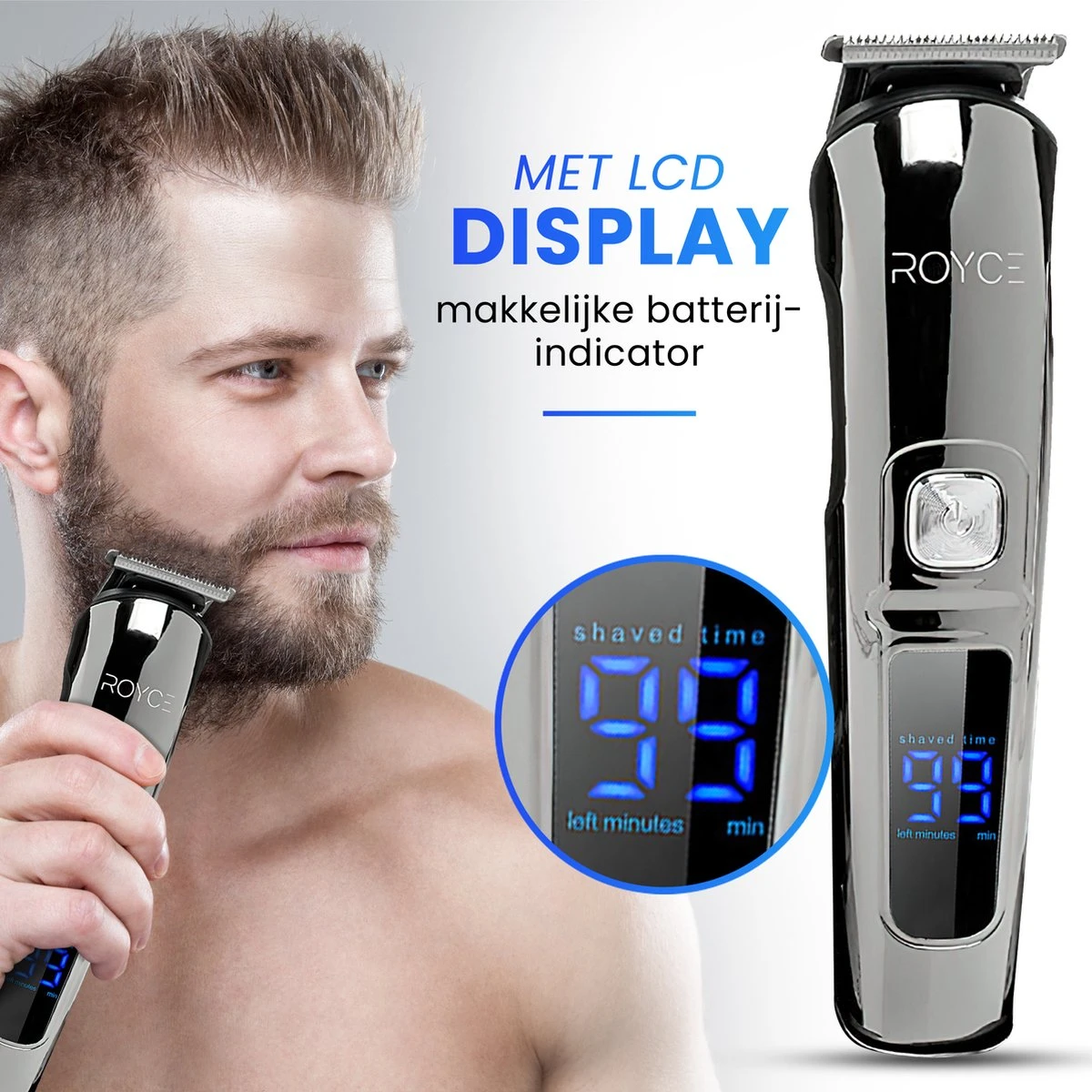 Professionele Trimmer 11 In 1 - Baardtrimmer Mannen - Waterdicht - Haartrimmer - Trimmer Mannen - Complete Set - Afbeelding 8