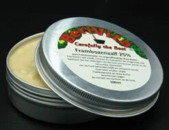 Frambozen Zalf 100ml Blik - Frambozenolie Met Shea Butter - Frambozenzalf Bevat Pure Frambozenpitolie, Frambozenzaadolie