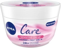NIVEA Care Sensitive Crème - Voor Gezicht & Lichaam - 200 Ml