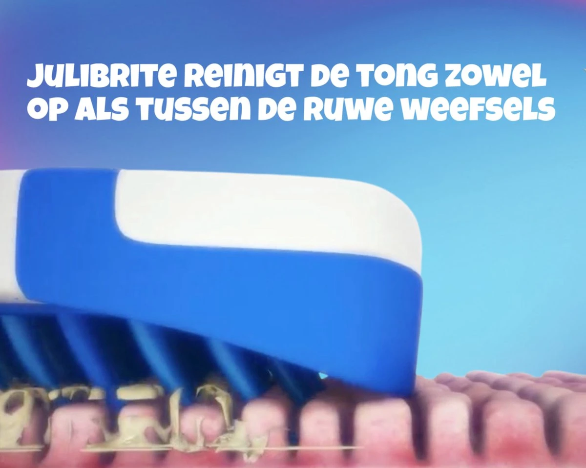 JuliBrite® Tong Gel (50ML) & Tongschraper - Reinigt Witte Tong Aanslag - Tegen Slechte Adem - Met Zink & CPC - Tongreiniger Set - Halitose & Beslagen Tong - Afbeelding 6