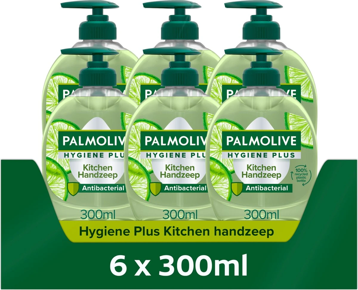 PalmoliveĀ® Palmolive Hygiene Plus Kitchen Antibacteriële Handzeep 6 X 300ml