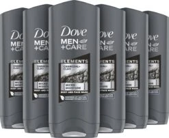 Dove Men+Care Douchegel Man Charcoal & Clay - 6 X 250 Ml - Voordeelverpakking