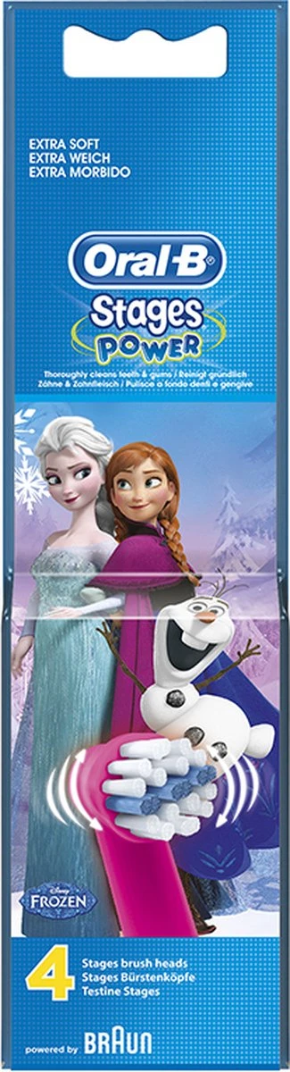 Oral B ORAL-B 80352086 - Disney Frozen 2 Vervangende Opzetborstels - Voor Oral-B Elektrische Tandenborstel Voor Kinderen - Set Van 4 - Afbeelding 6
