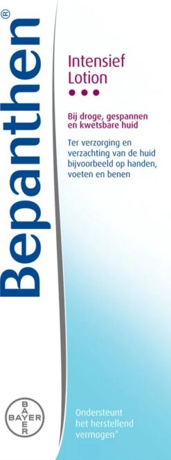 Bepanthen Intensief Lotion - Snel Intrekkend En Hydraterend - Droge, Kwetsbare Huid - 200 Ml