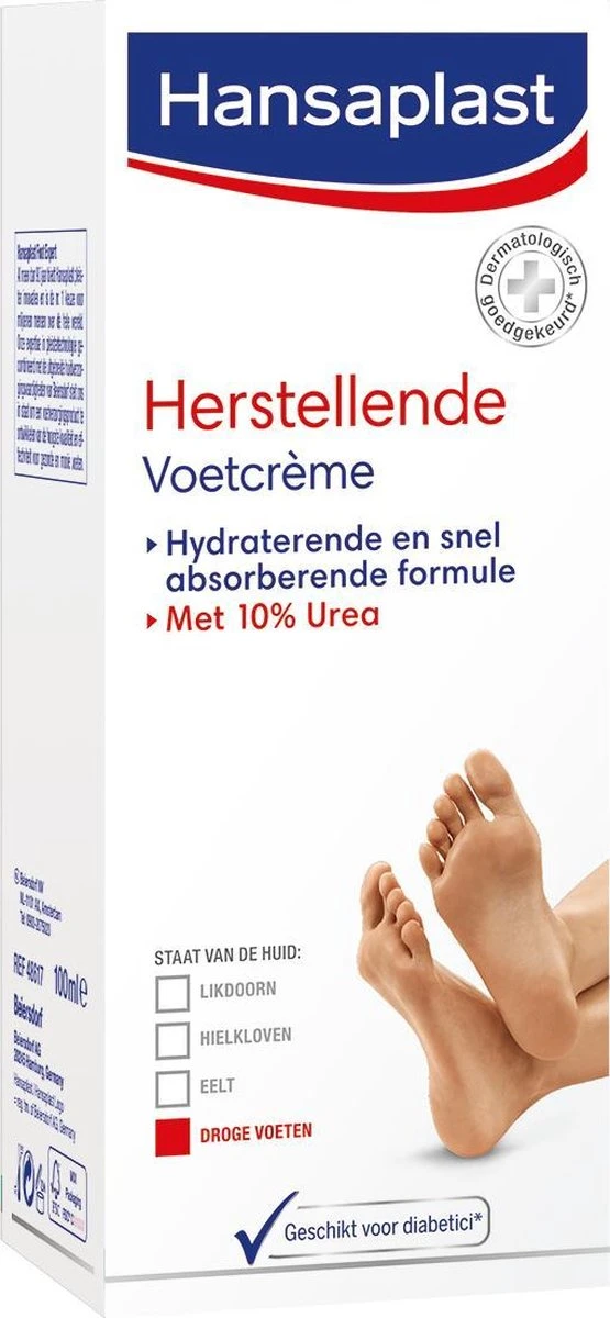 Hansaplast Herstellende Voetcrème - 100 Ml - Afbeelding 4