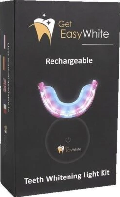 GetEasyWhite - Whitening LED Kit - 100% Natuurlijk - Perioxide Vrij - Veilig