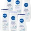 NIVEA Douche Crème Sensitive - 250 Ml - Douchecrème - 6 St - Voordeelverpakking