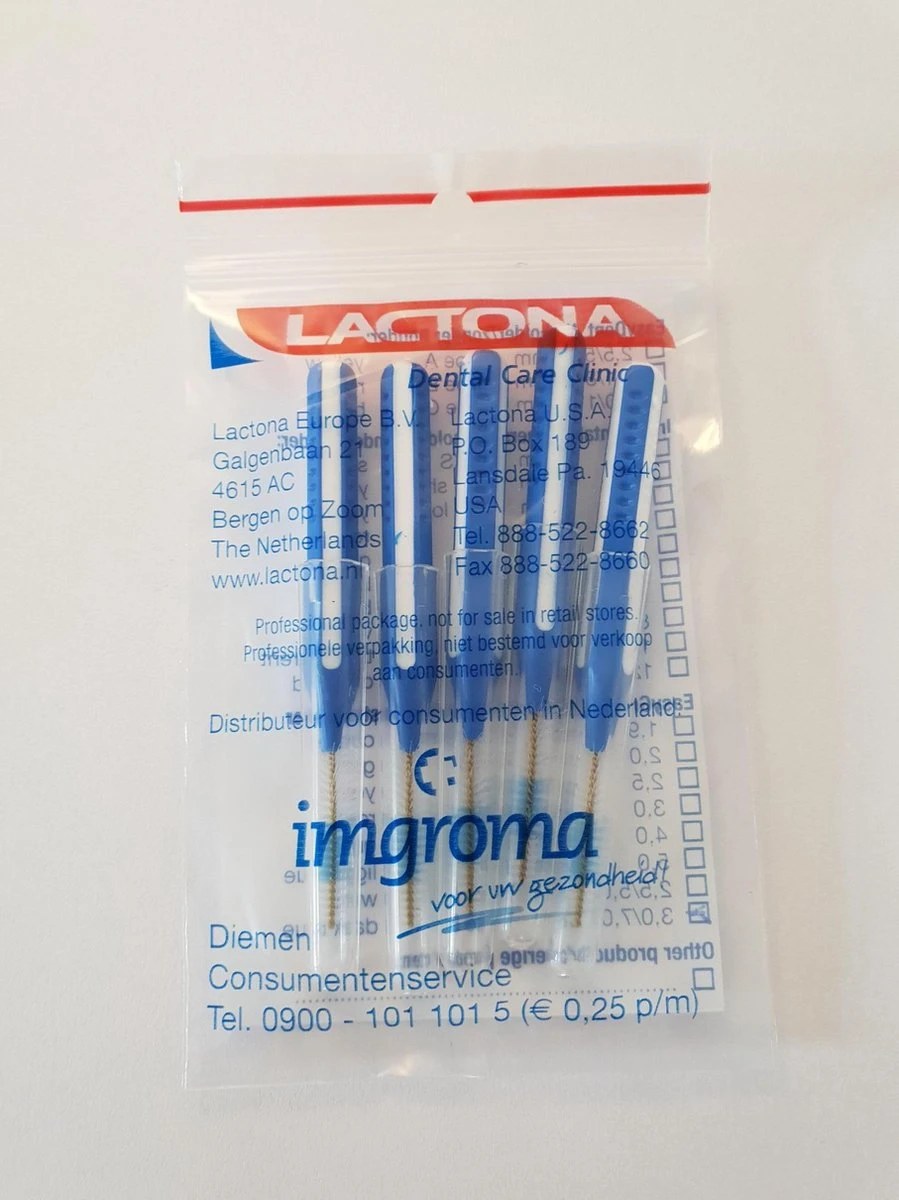 Lactona Easygrip Ragers Conisch-Easygrip B 3Mm-7Mm, Donkerblauw - 5 Gripzak X 5 Stuks - Voordeelpakket - Afbeelding 2