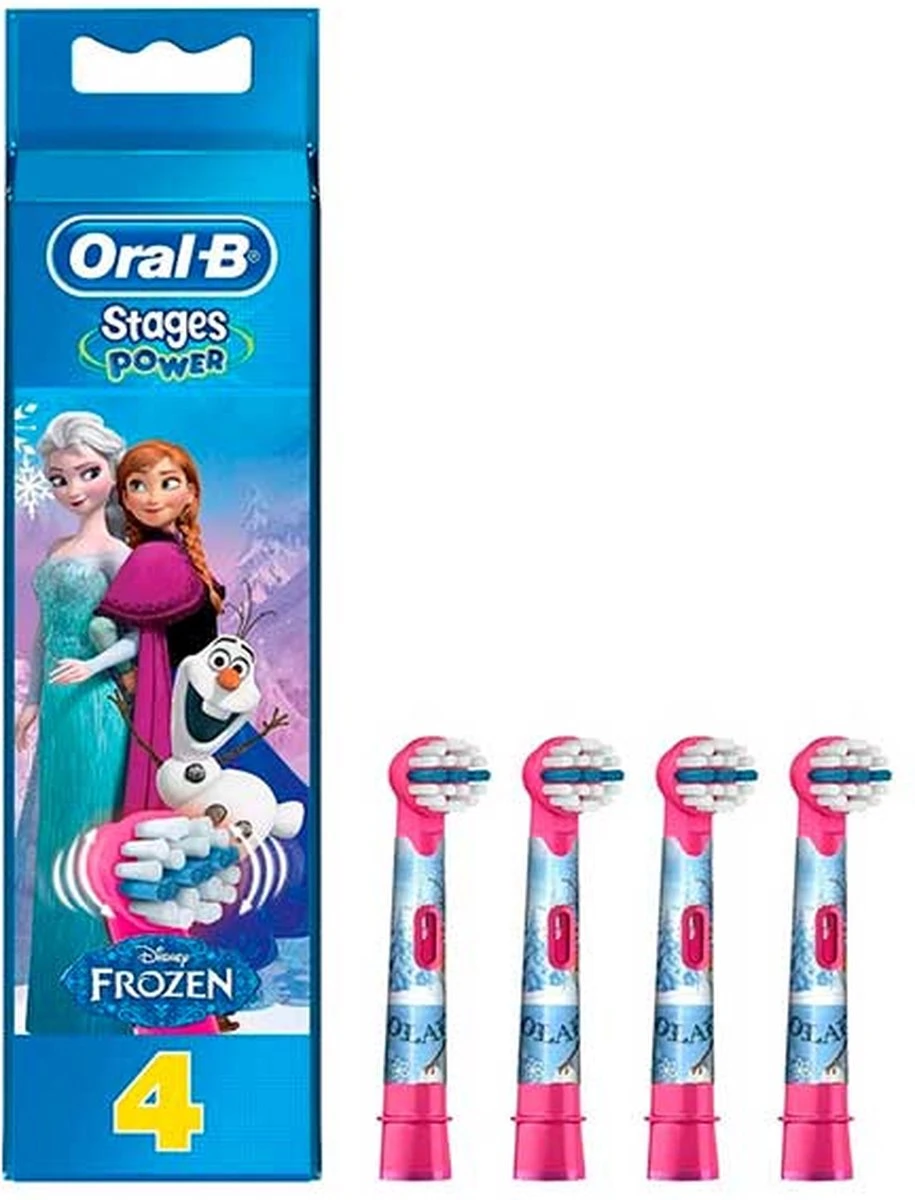 Oral B ORAL-B 80352086 - Disney Frozen 2 Vervangende Opzetborstels - Voor Oral-B Elektrische Tandenborstel Voor Kinderen - Set Van 4 - Afbeelding 7