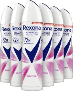 Rexona Women Ultra Dry Biorythm Deodorant - 6 X 150 Ml - Voordeelverpakking